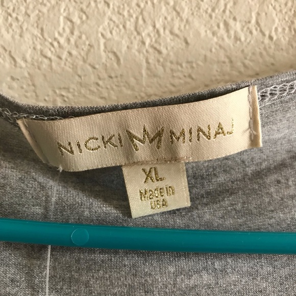 😇NWT Nicki Minaj Cross Draped Plunging Top - Picture 5 of 7